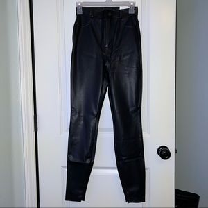 Zara leather pants